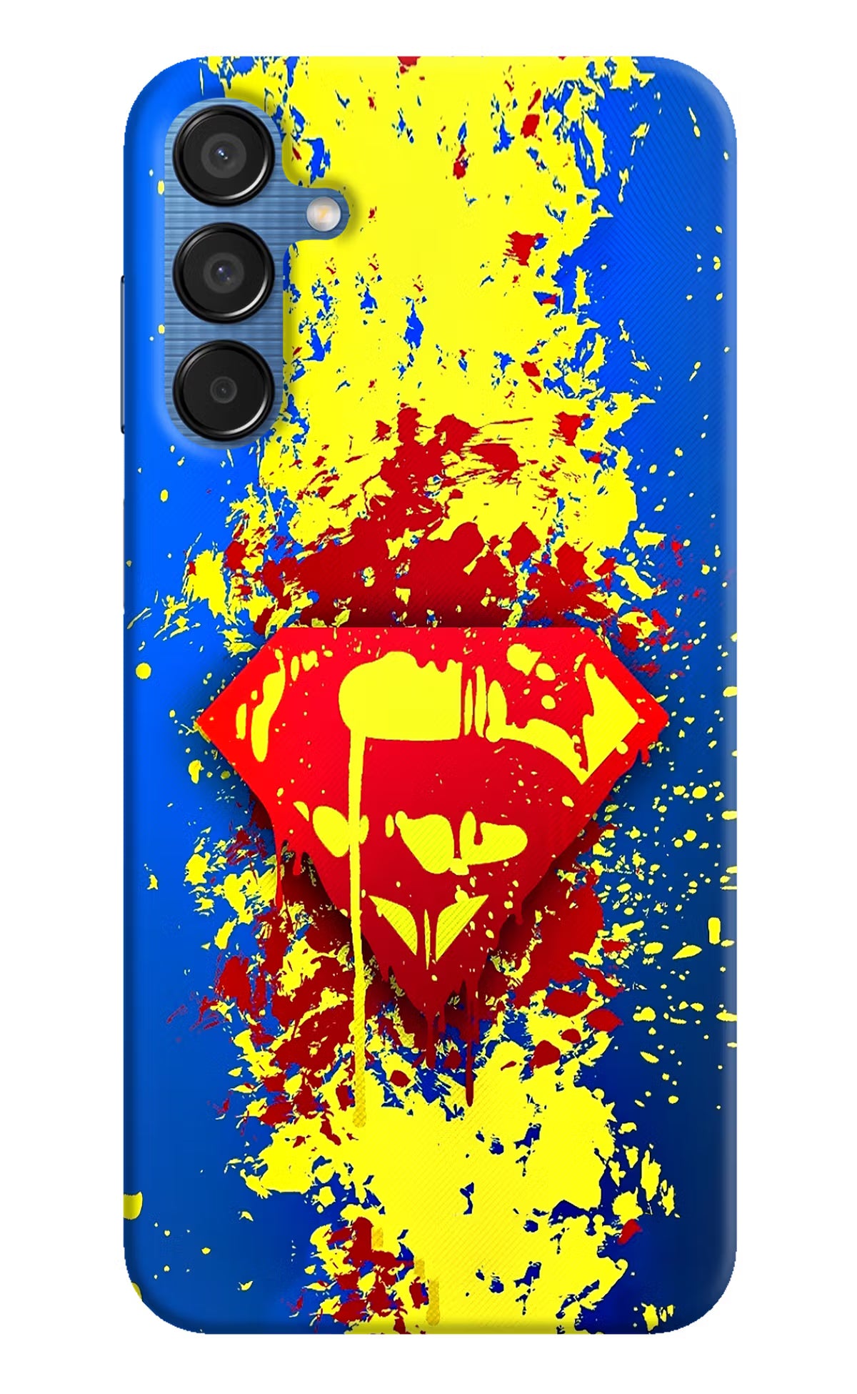 Superman logo Samsung M15 5G Hard Case Back Cover by Casekaro