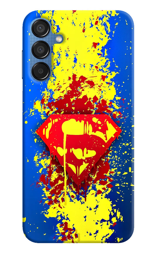Superman logo Samsung M15 5G Hard Case Back Cover by Casekaro