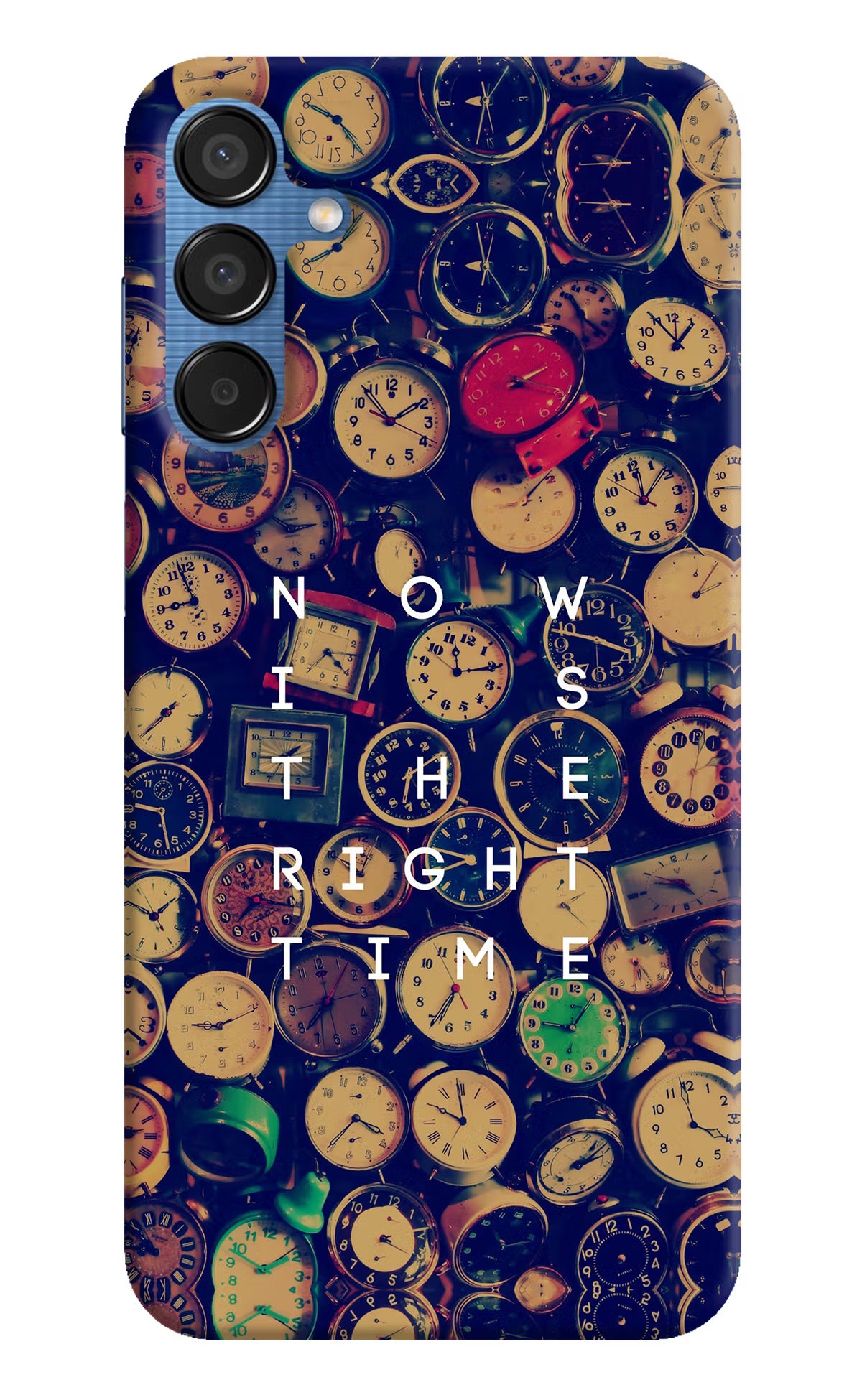 Now is the Right Time Quote Samsung M15 5G Hard Case Back Cover by Casekaro