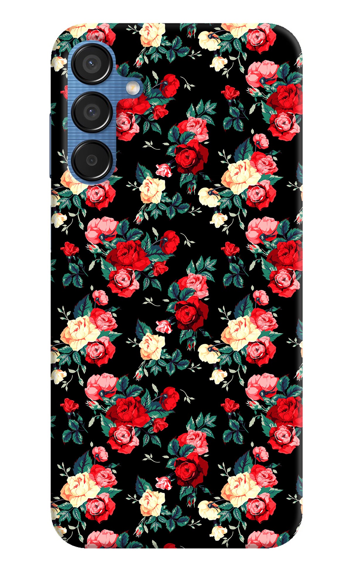 Rose Pattern Samsung M15 5G Back Cover