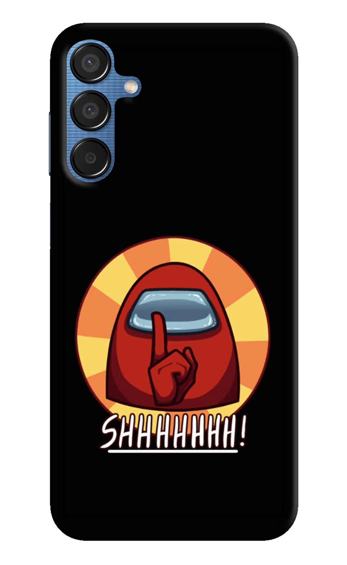 Among Us Shhh! Samsung M15 5G Hard Case Back Cover by Casekaro