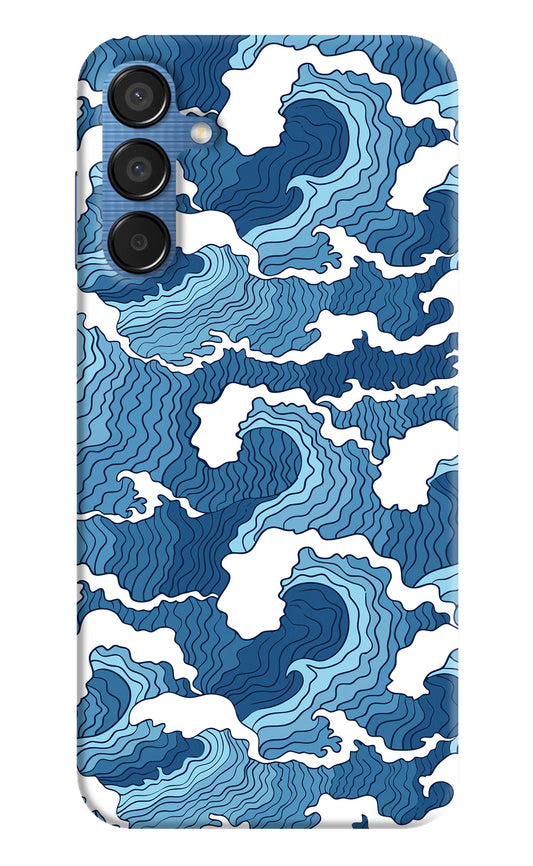 Blue Waves Samsung M15 5G Hard Case Back Cover by Casekaro