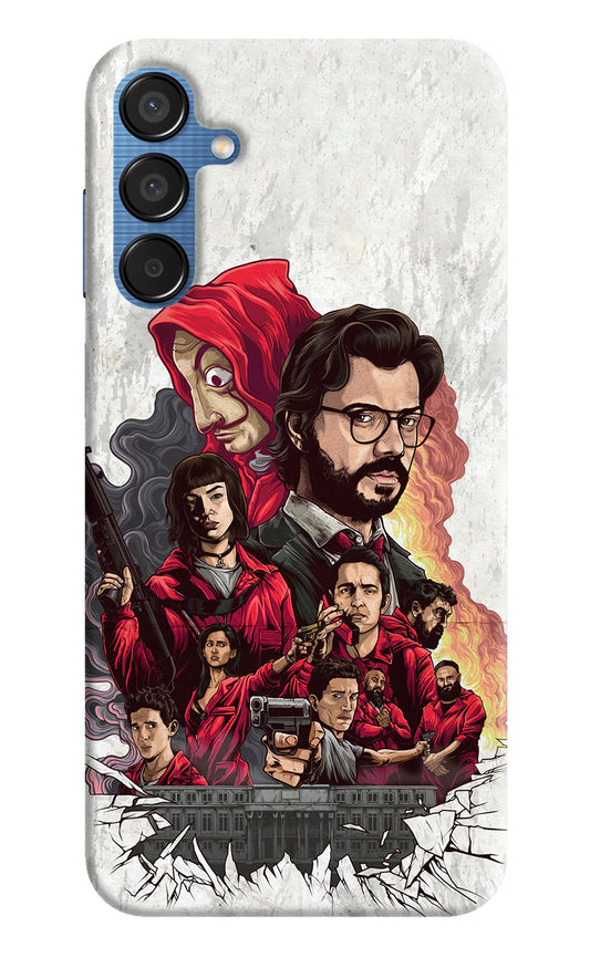 Money Heist Artwork Samsung M15 5G Back Cover