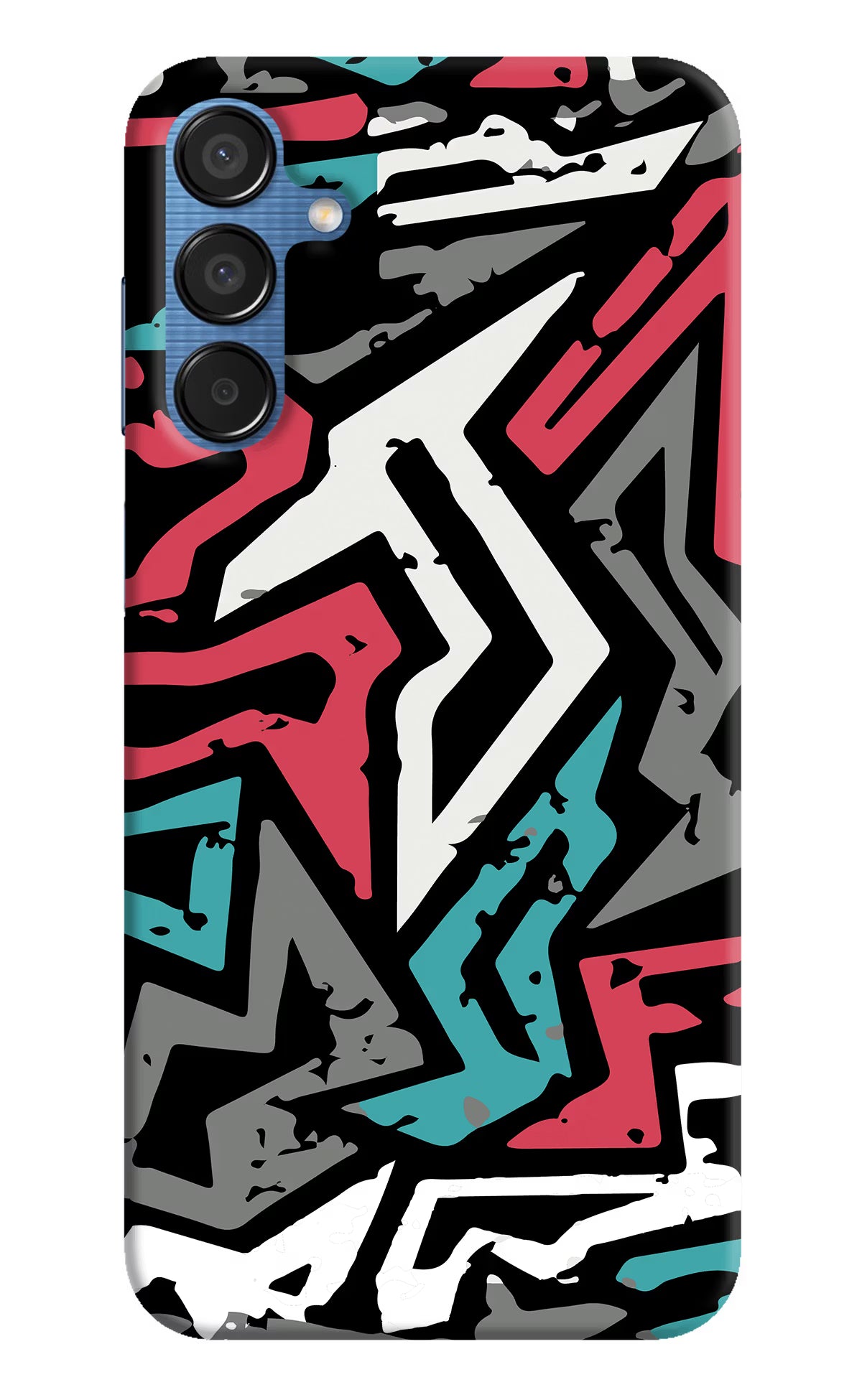Geometric Graffiti Samsung M15 5G Hard Case Back Cover by Casekaro