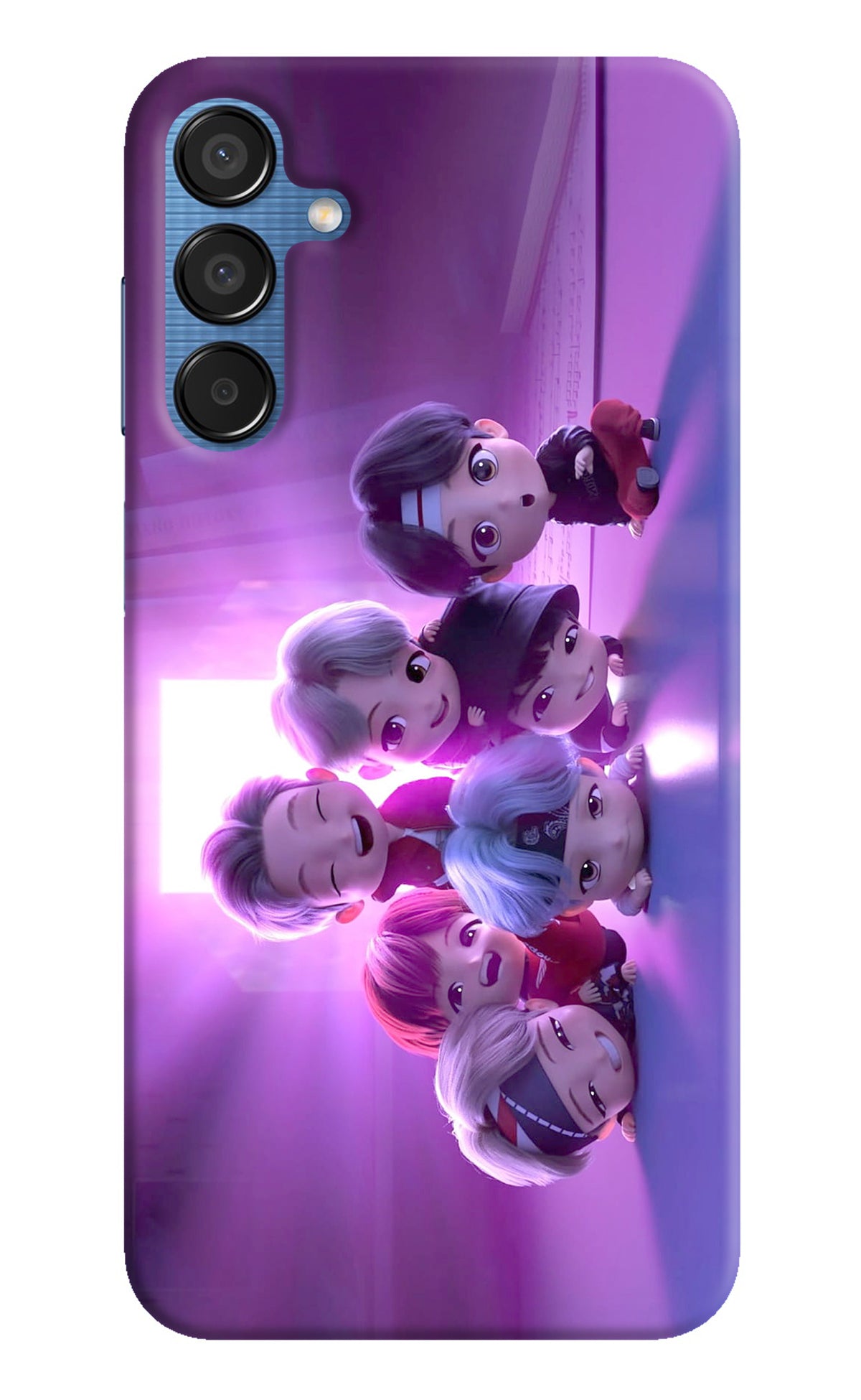 BTS Chibi Samsung M15 5G Back Cover