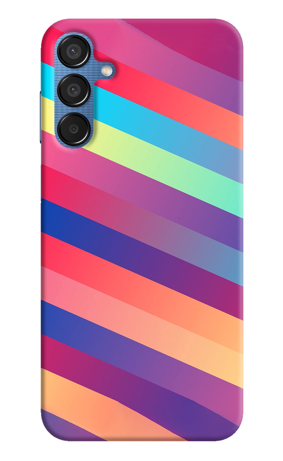 Stripes color Samsung M15 5G Back Cover