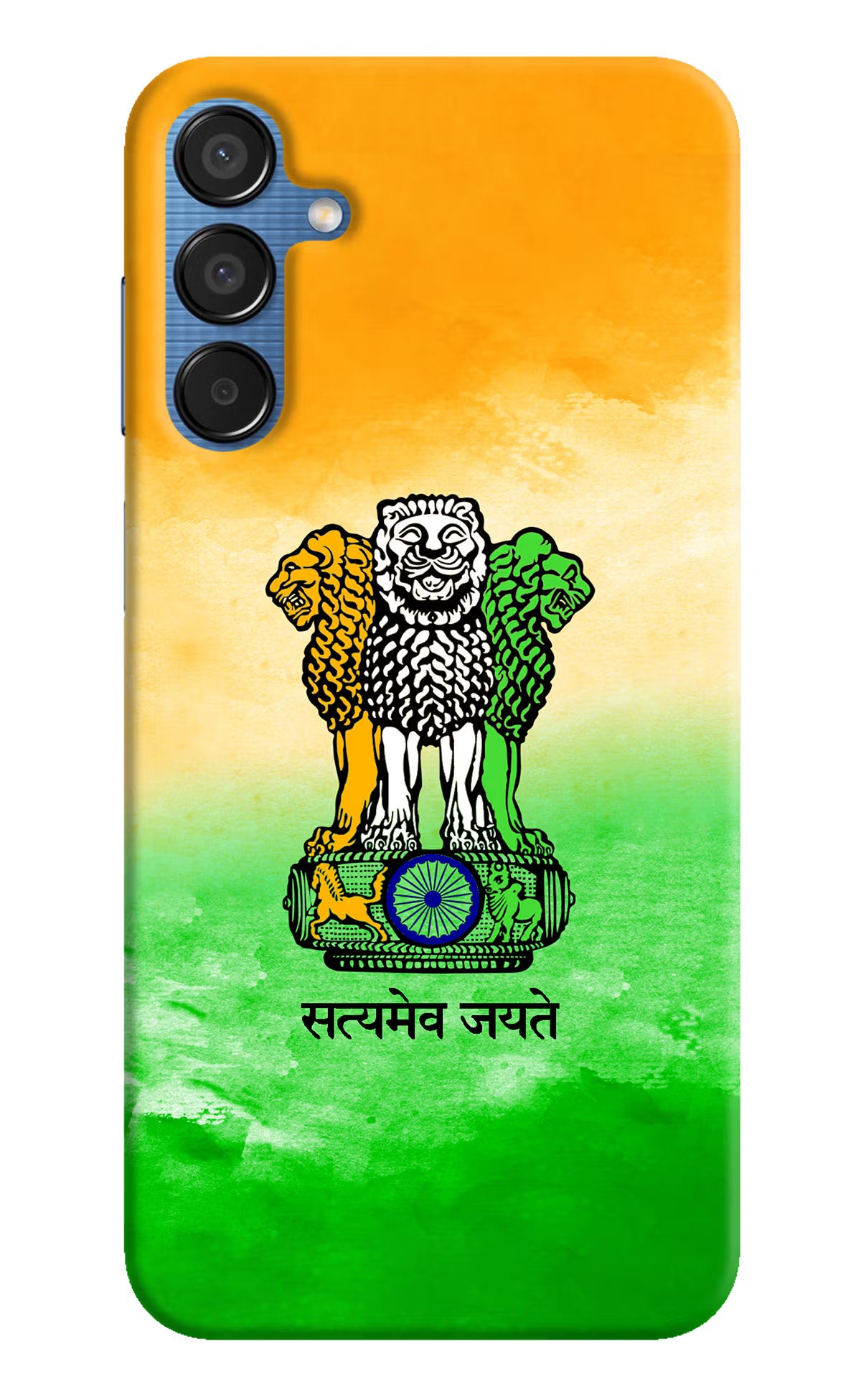 Satyamev Jayate Flag Samsung M15 5G Hard Case Back Cover by Casekaro