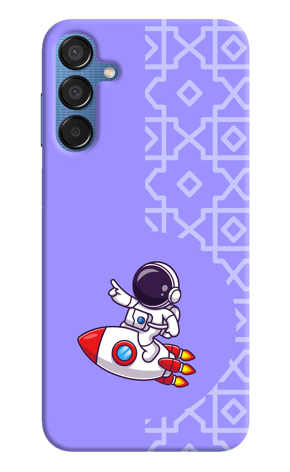 Cute Astronaut Samsung M15 5G Hard Case Back Cover by Casekaro