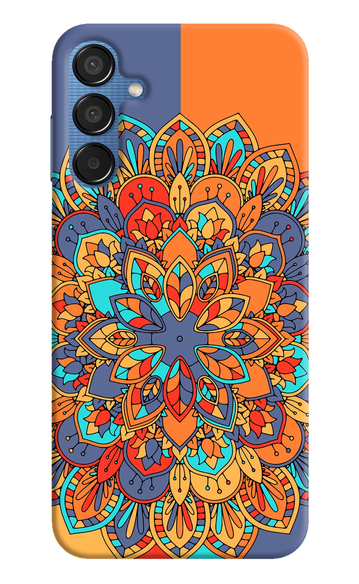 Color Mandala Samsung M15 5G Hard Case Back Cover by Casekaro