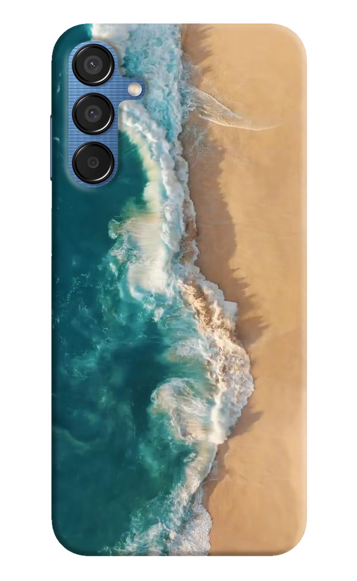 Ocean Beach Samsung M15 5G Hard Case Back Cover by Casekaro