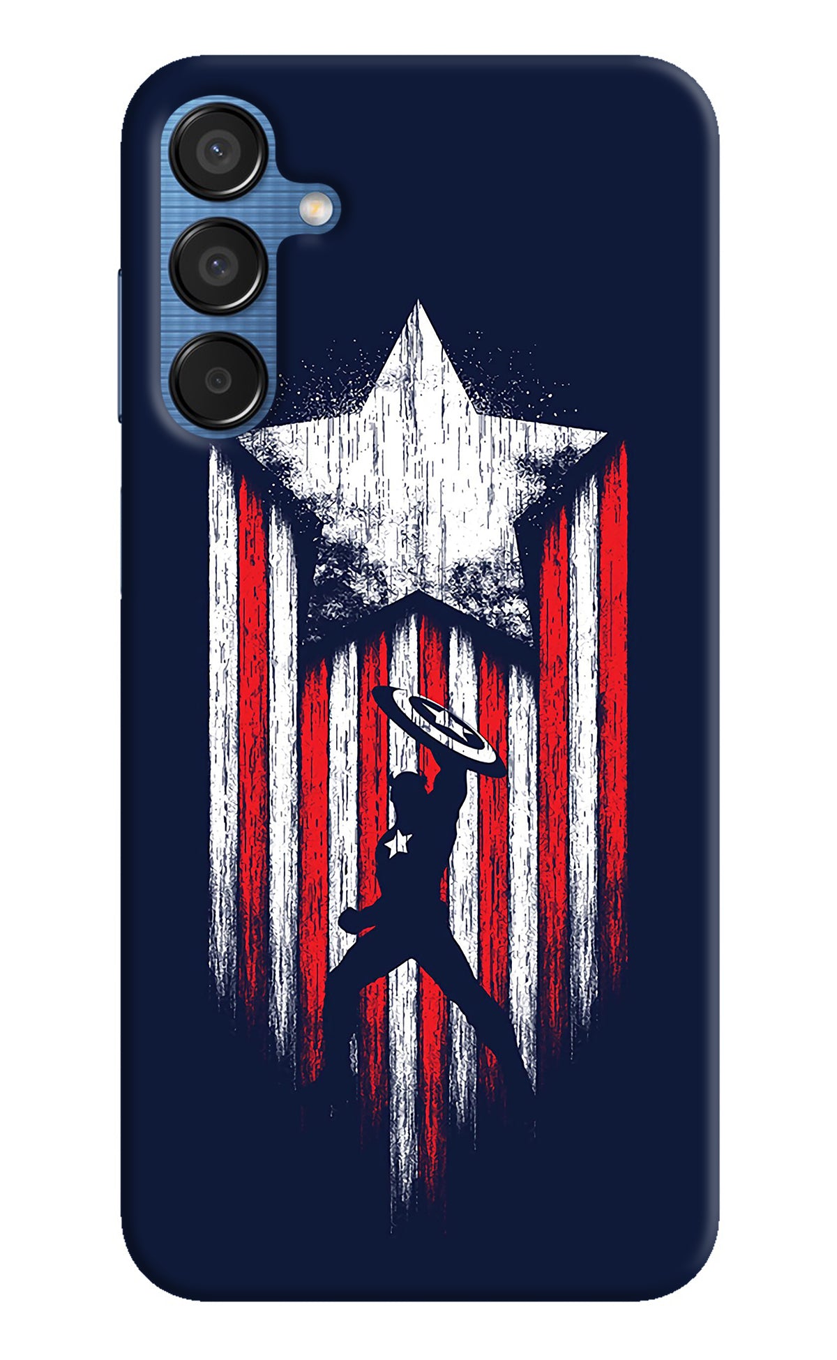 Captain America Marvel Art Samsung M15 5G Back Cover