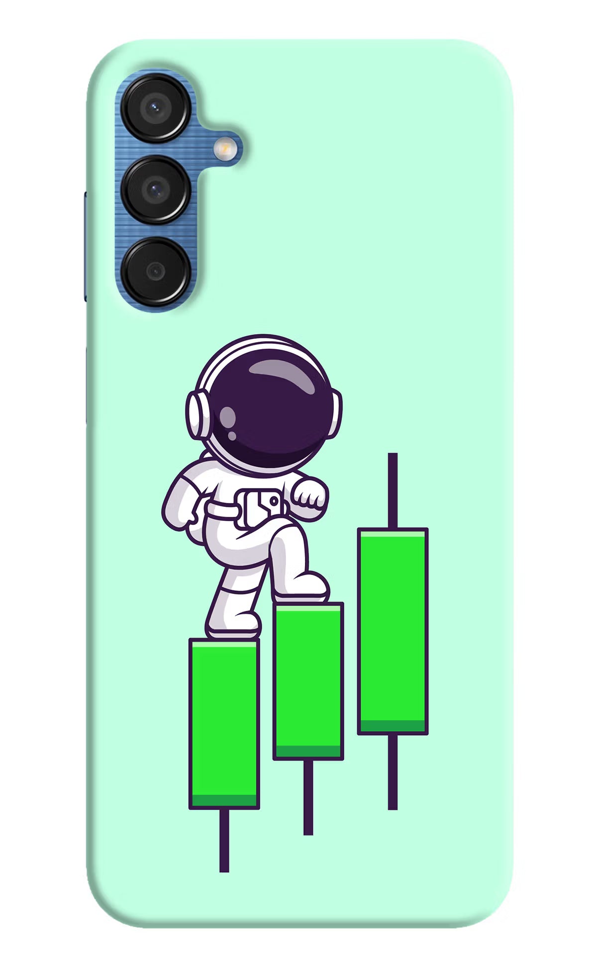 Astronaut Trader Samsung M15 5G Hard Case Back Cover by Casekaro