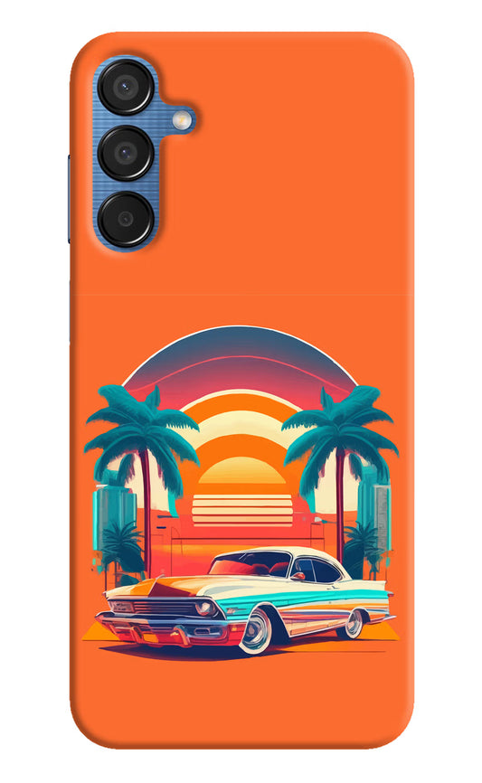 Palm Drive 80s Samsung M15 5G Hard Case Back Cover by Casekaro