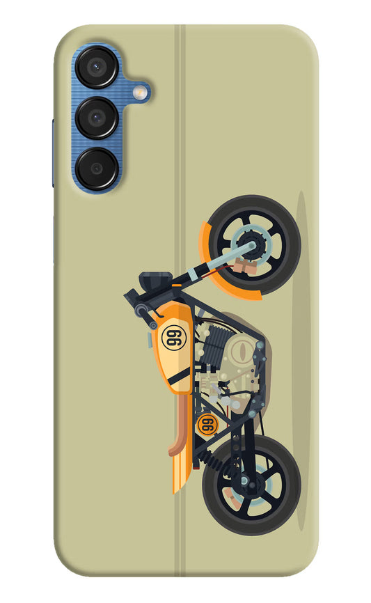 Vertical Speedster Samsung M15 5G Hard Case Back Cover by Casekaro