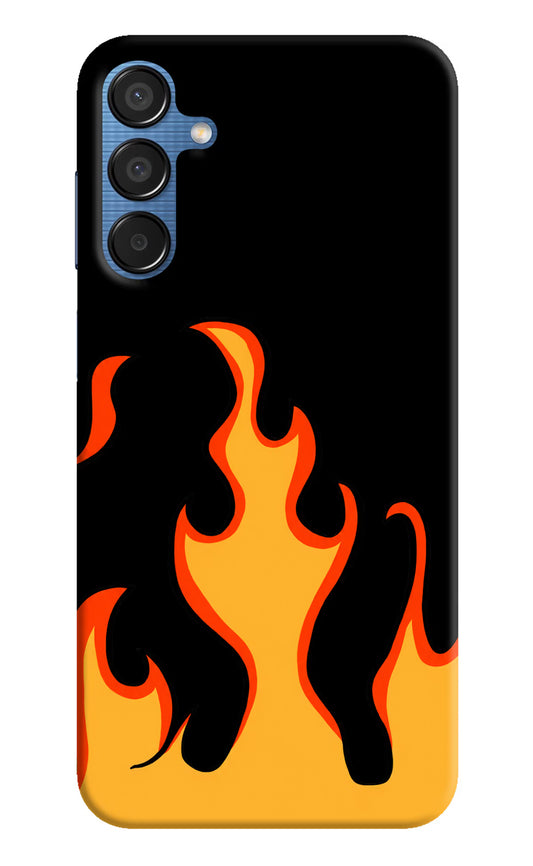 Fired Up – Black Samsung M15 5G Hard Case Back Cover by Casekaro
