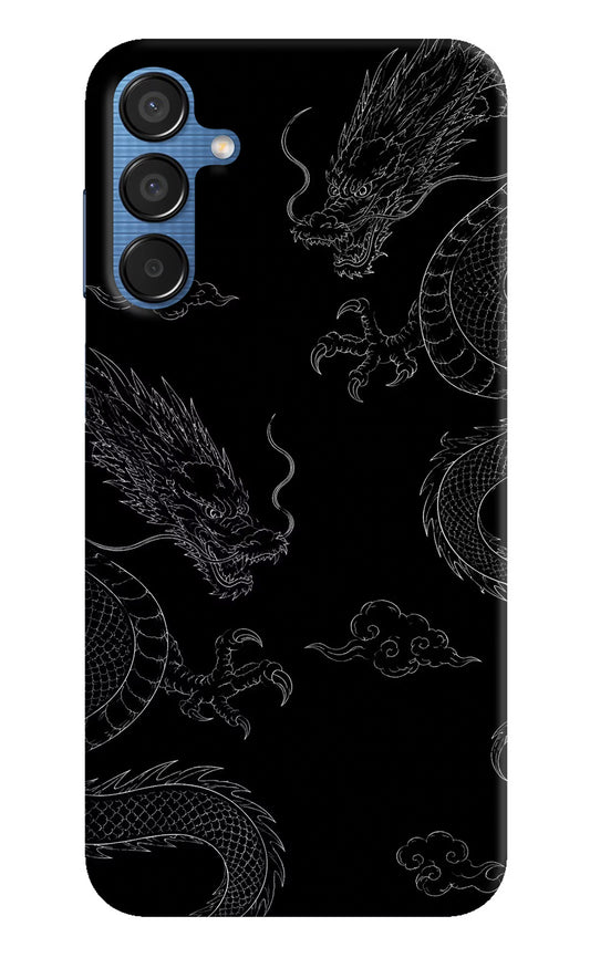 Twin Dragons Samsung M15 5G Hard Case Back Cover by Casekaro