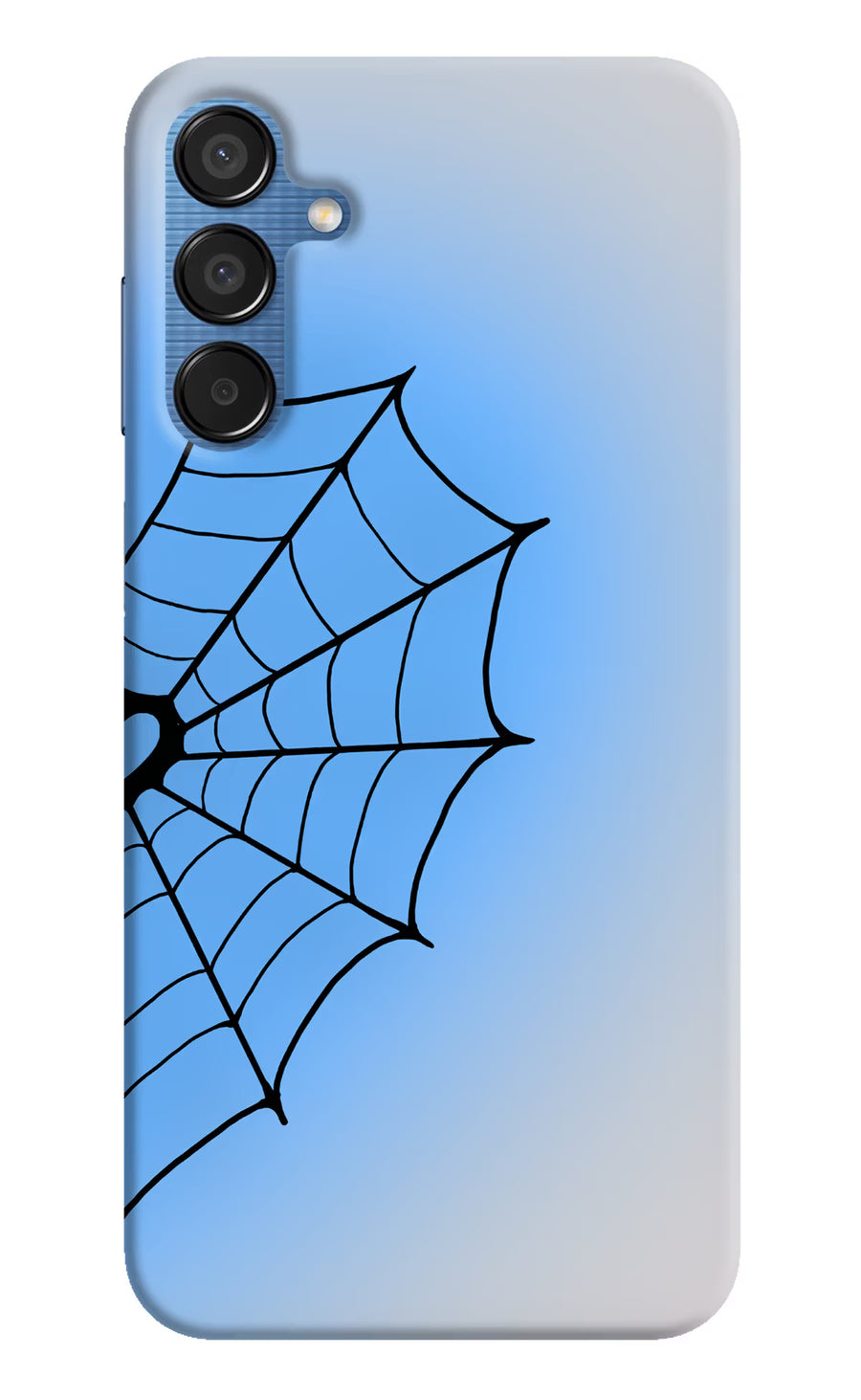 Blue Web Samsung M15 5G Back Cover, Hard case