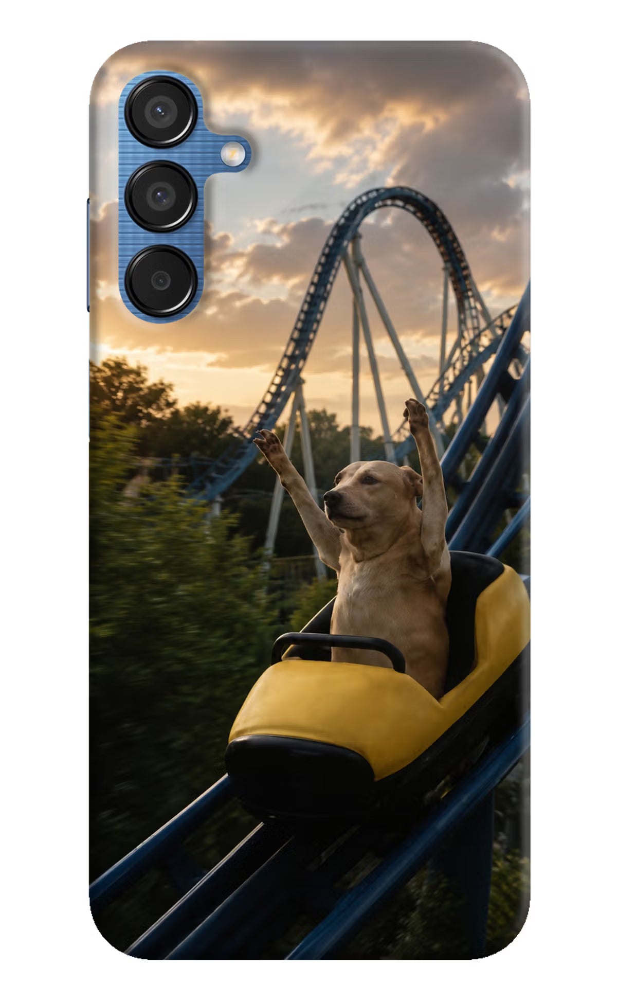 Rollercoaster Dog Samsung M15 5G Back Cover