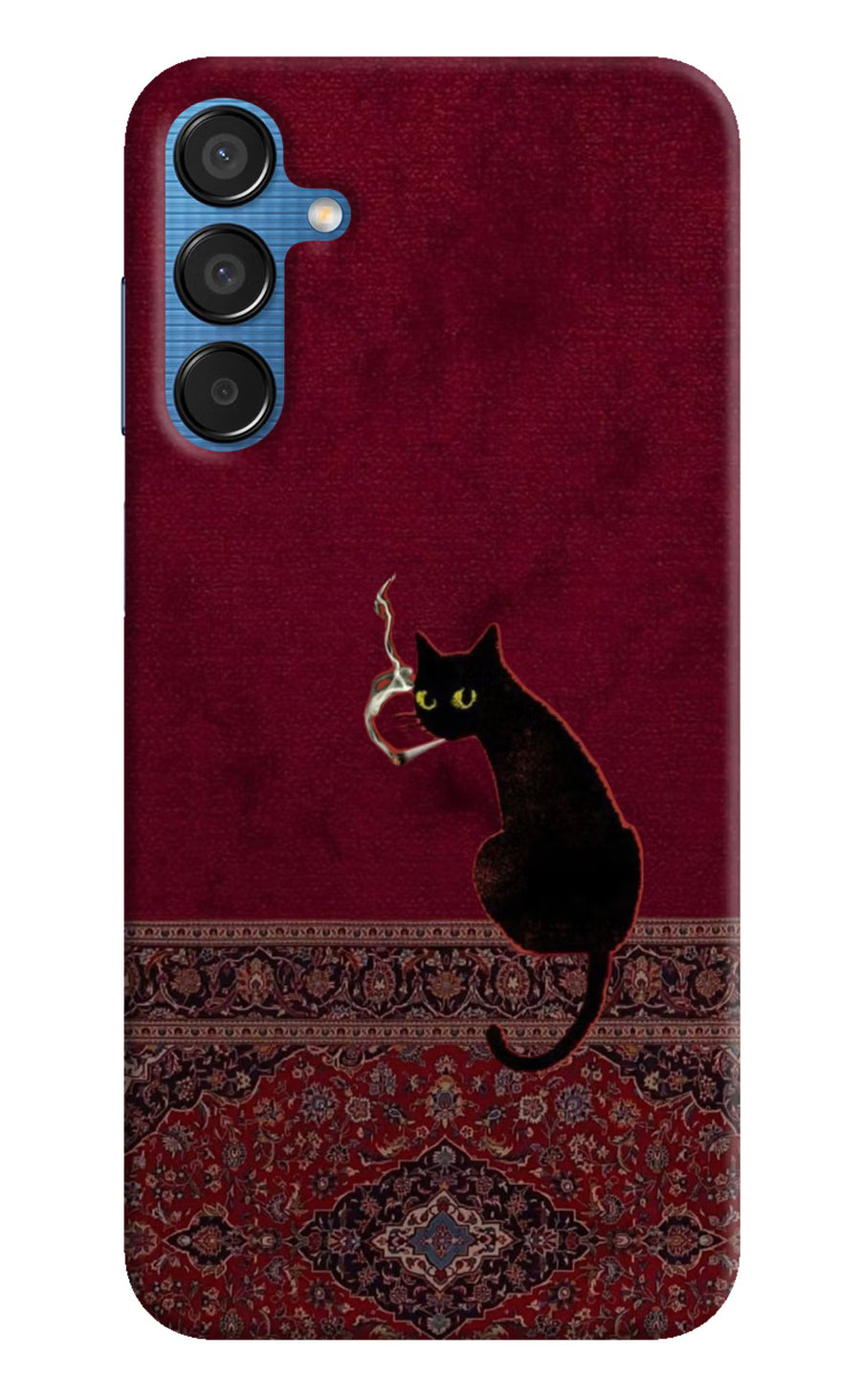 Midnight Cat Samsung M15 5G Back Cover, Hard case