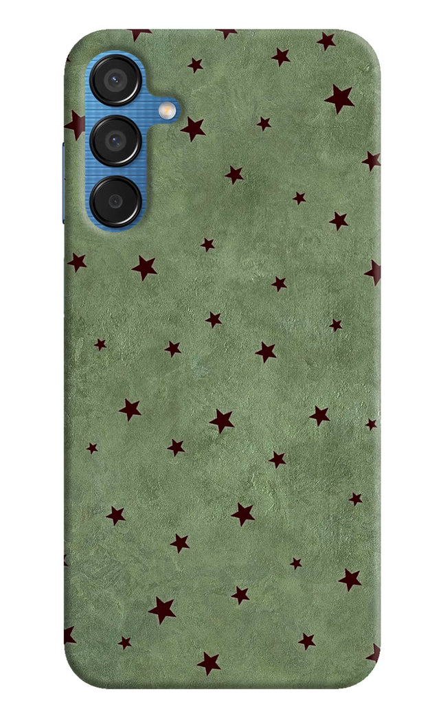 Green Stars Samsung M15 5G Hard Case Back Cover by Casekaro