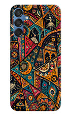 Folk Print Samsung M15 5G Hard Case Back Cover by Casekaro