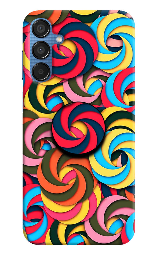 Spiral Pattern Samsung M15 5G Pop Case by Casekaro