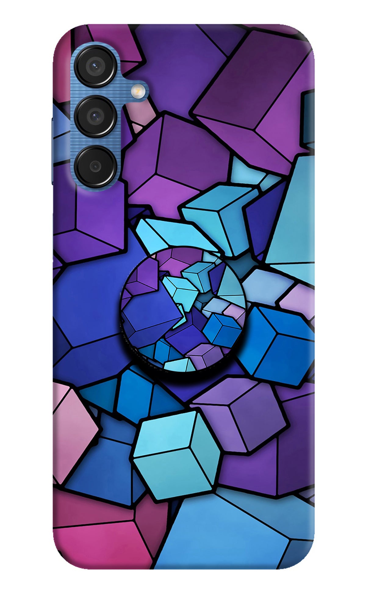 Cubic Abstract Samsung M15 5G Pop Case