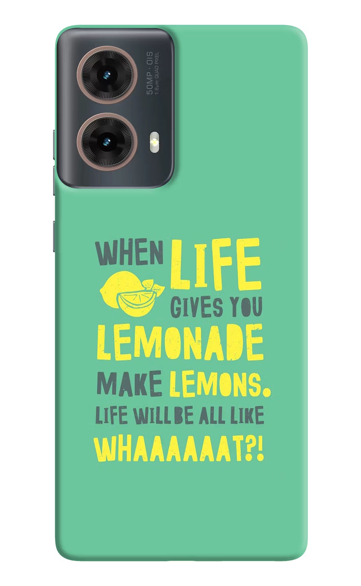 Quote Motorola G85 Hard Case Back Cover by Casekaro