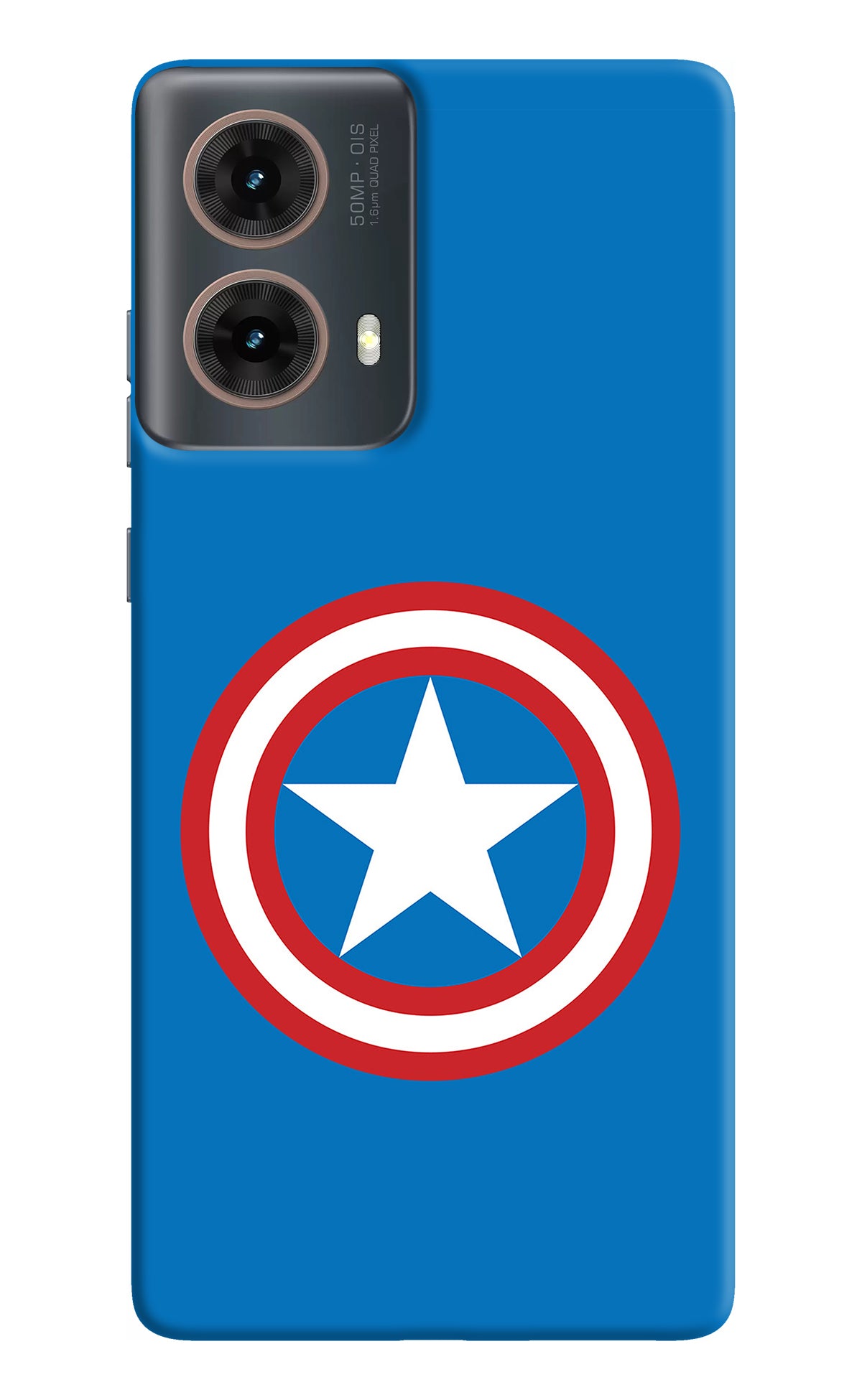 Captain America Logo Motorola G85 Back Cover