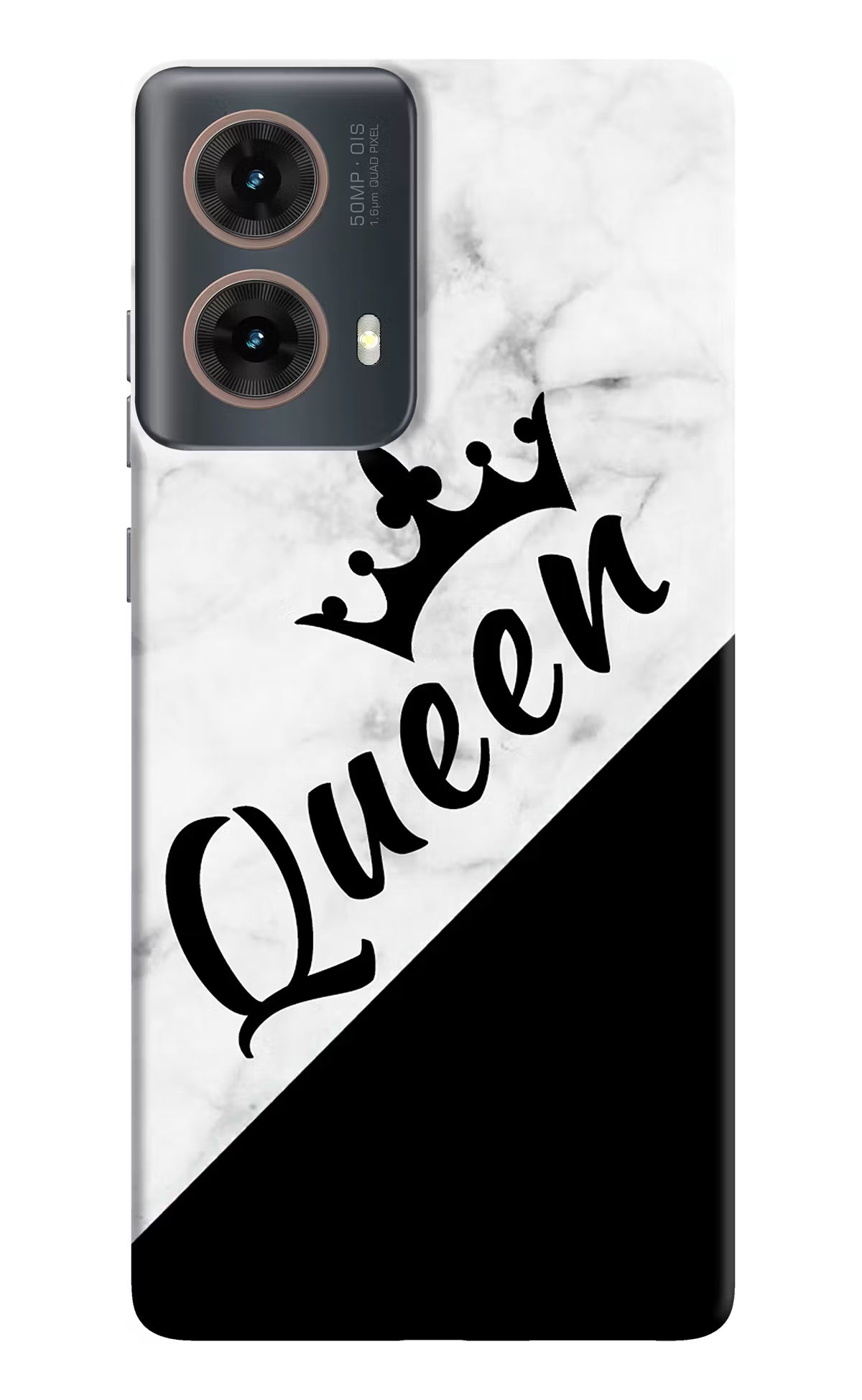 Queen Motorola G85 Hard Case Back Cover by Casekaro