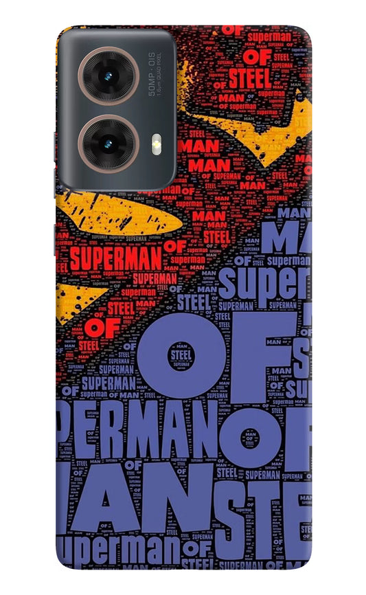 Superman Motorola G85 Hard Case Back Cover by Casekaro
