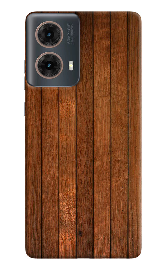 Wooden Artwork Bands Motorola G85 Back Cover