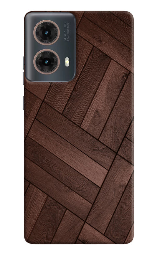 Wooden Texture Design Motorola G85 Hard Case Back Cover by Casekaro