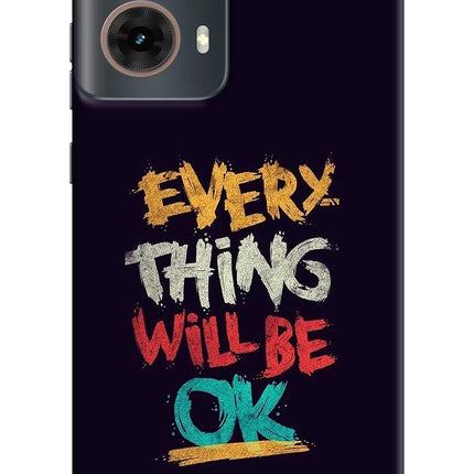 Everything Will Be Ok Motorola G85 Hard Case Back Cover by Casekaro