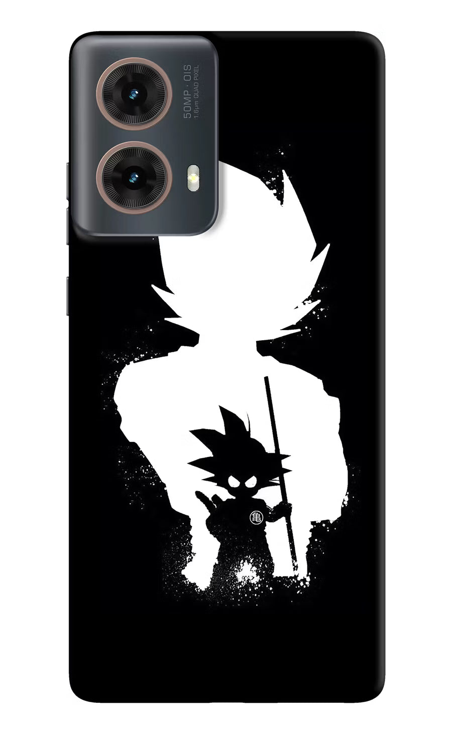 Goku Shadow Motorola G85 Back Cover, Hard case