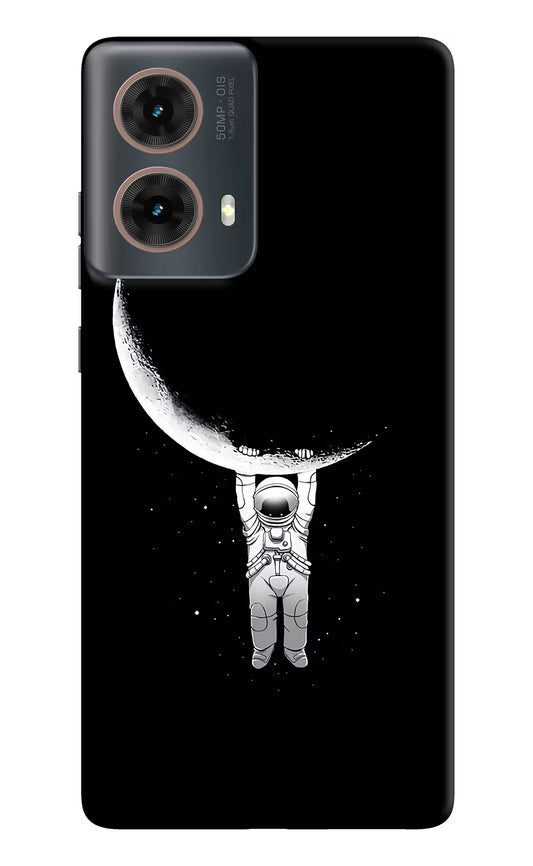 Moon Space Motorola G85 Hard Case Back Cover by Casekaro