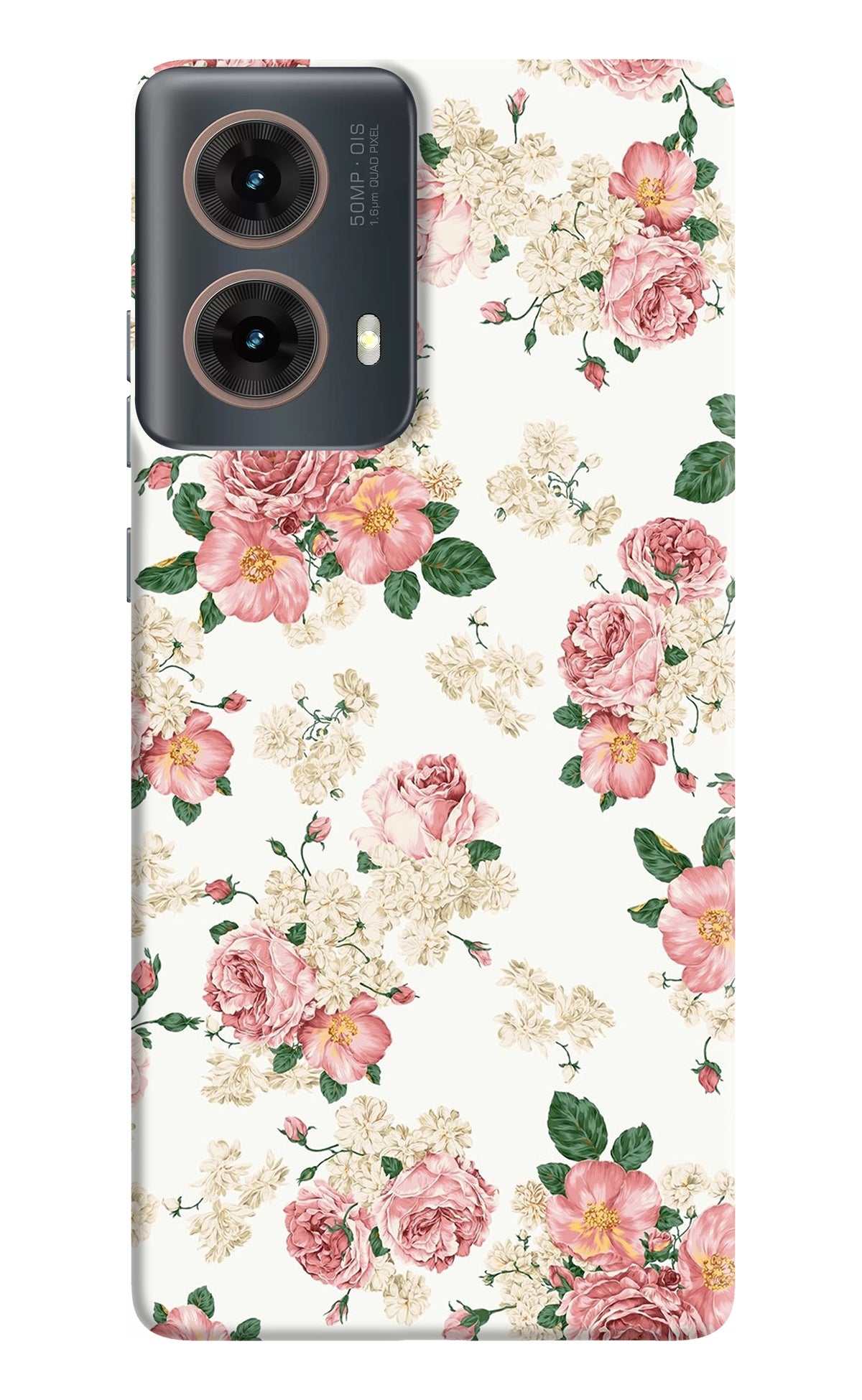 Flowers Motorola G85 Back Cover