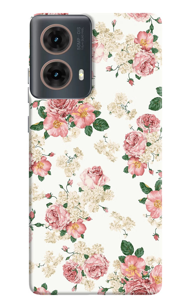Flowers Motorola G85 Hard Case Back Cover by Casekaro