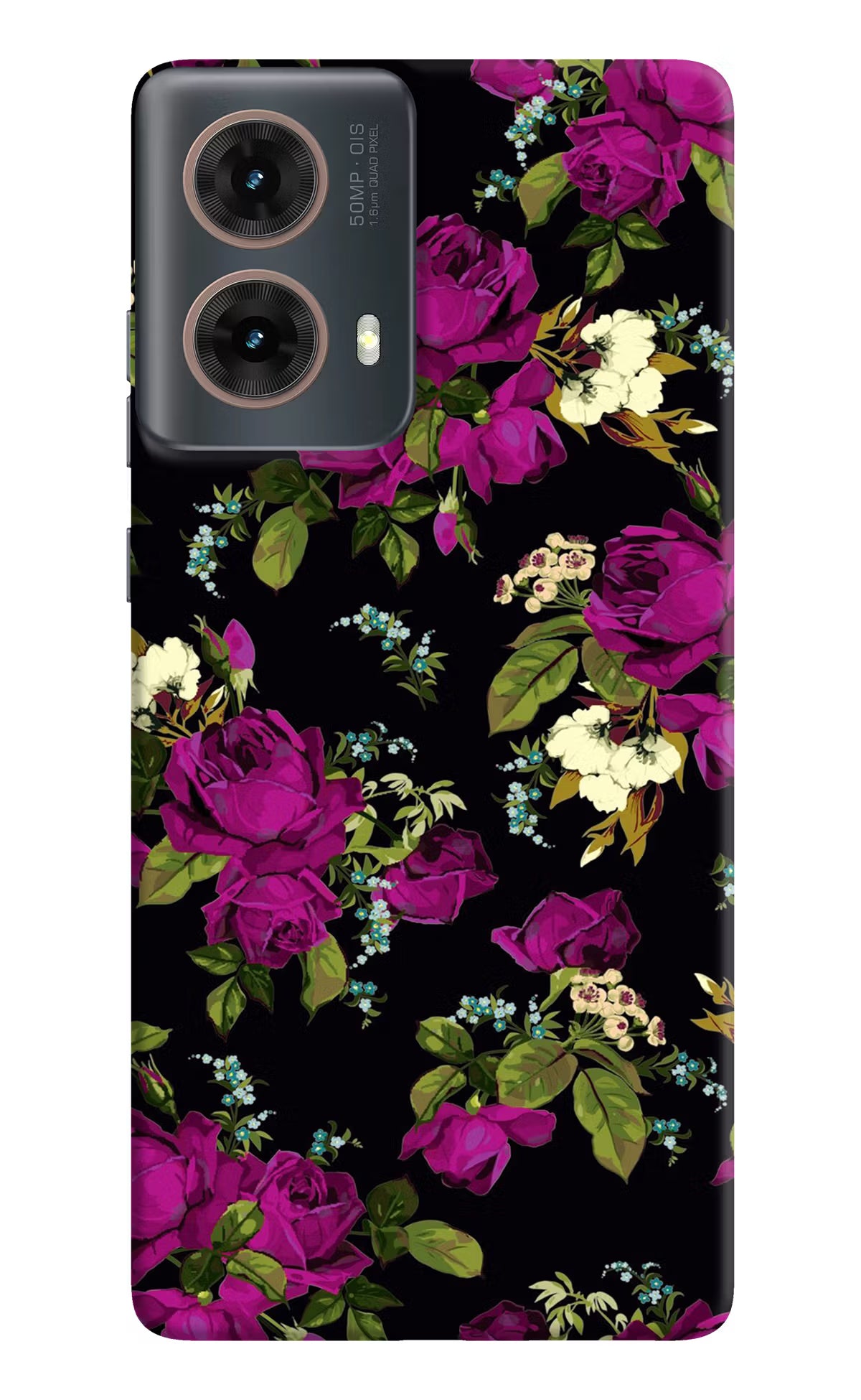 Flowers Motorola G85 Hard Case Back Cover by Casekaro