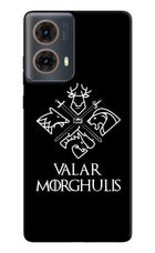 Valar Morghulis | Game Of Thrones Motorola G85 Hard Case Back Cover by Casekaro