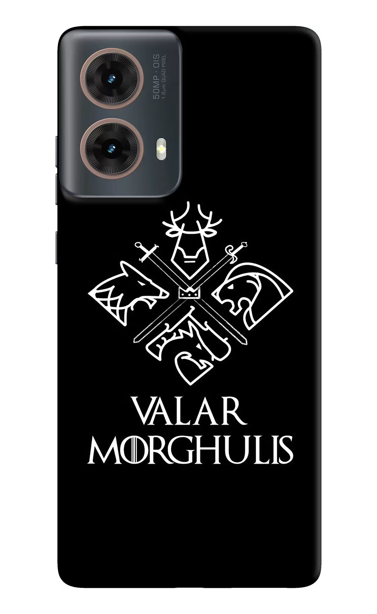Valar Morghulis | Game Of Thrones Motorola G85 Hard Case Back Cover by Casekaro