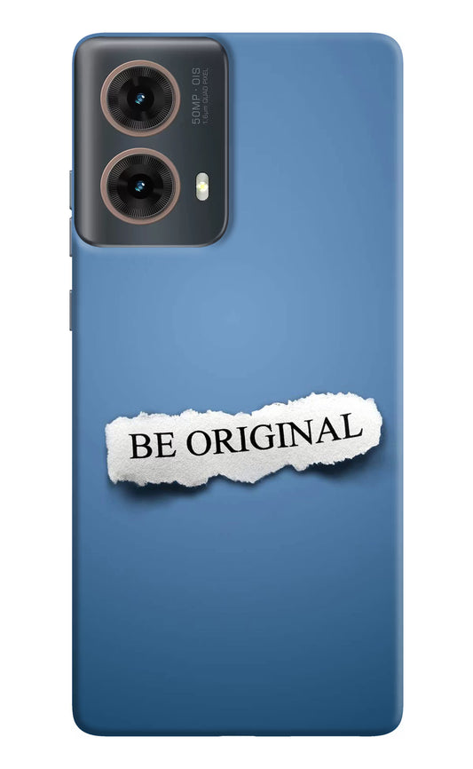 Be Original Motorola G85 Hard Case Back Cover by Casekaro