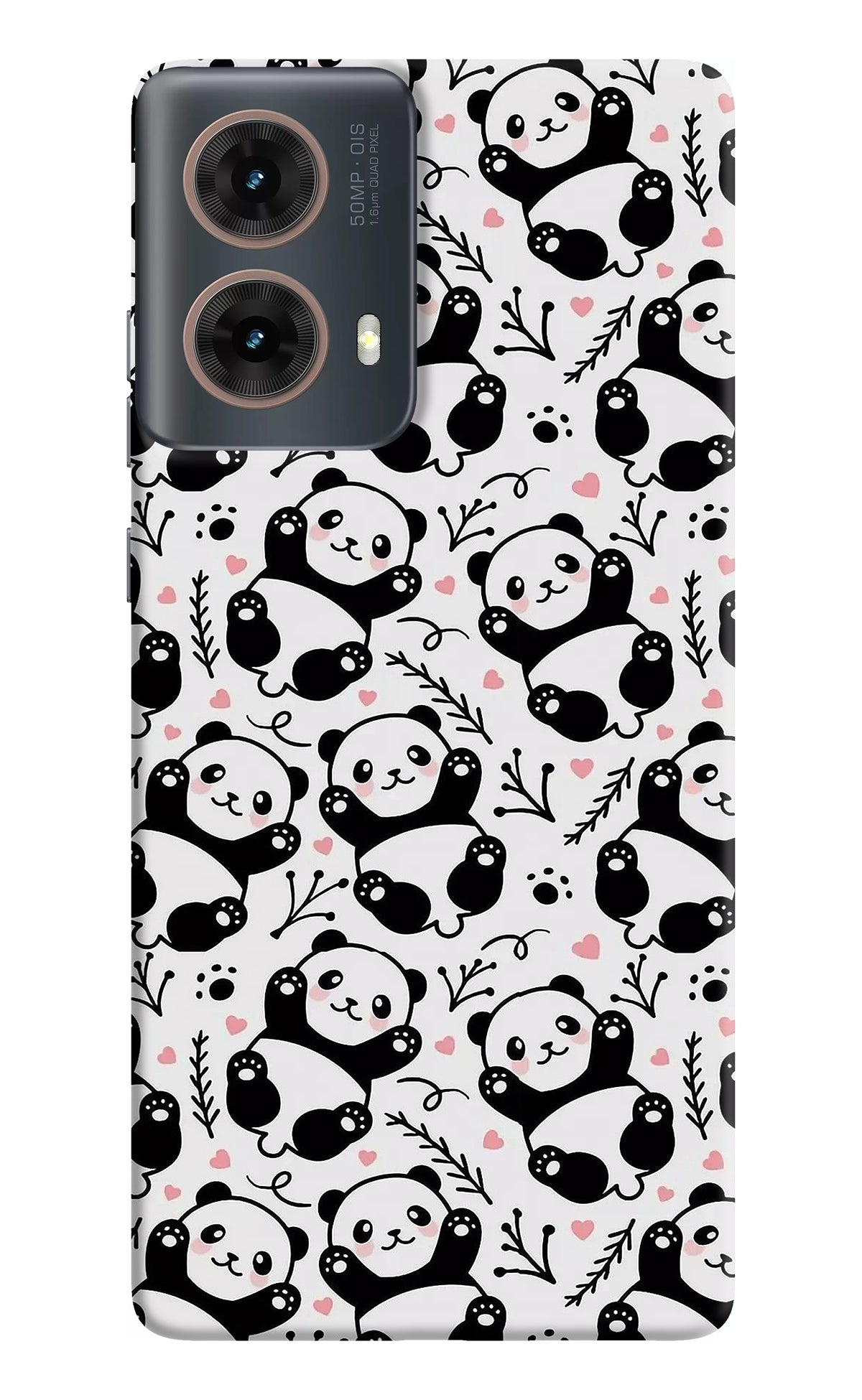 Cute Panda Motorola G85 Back Cover