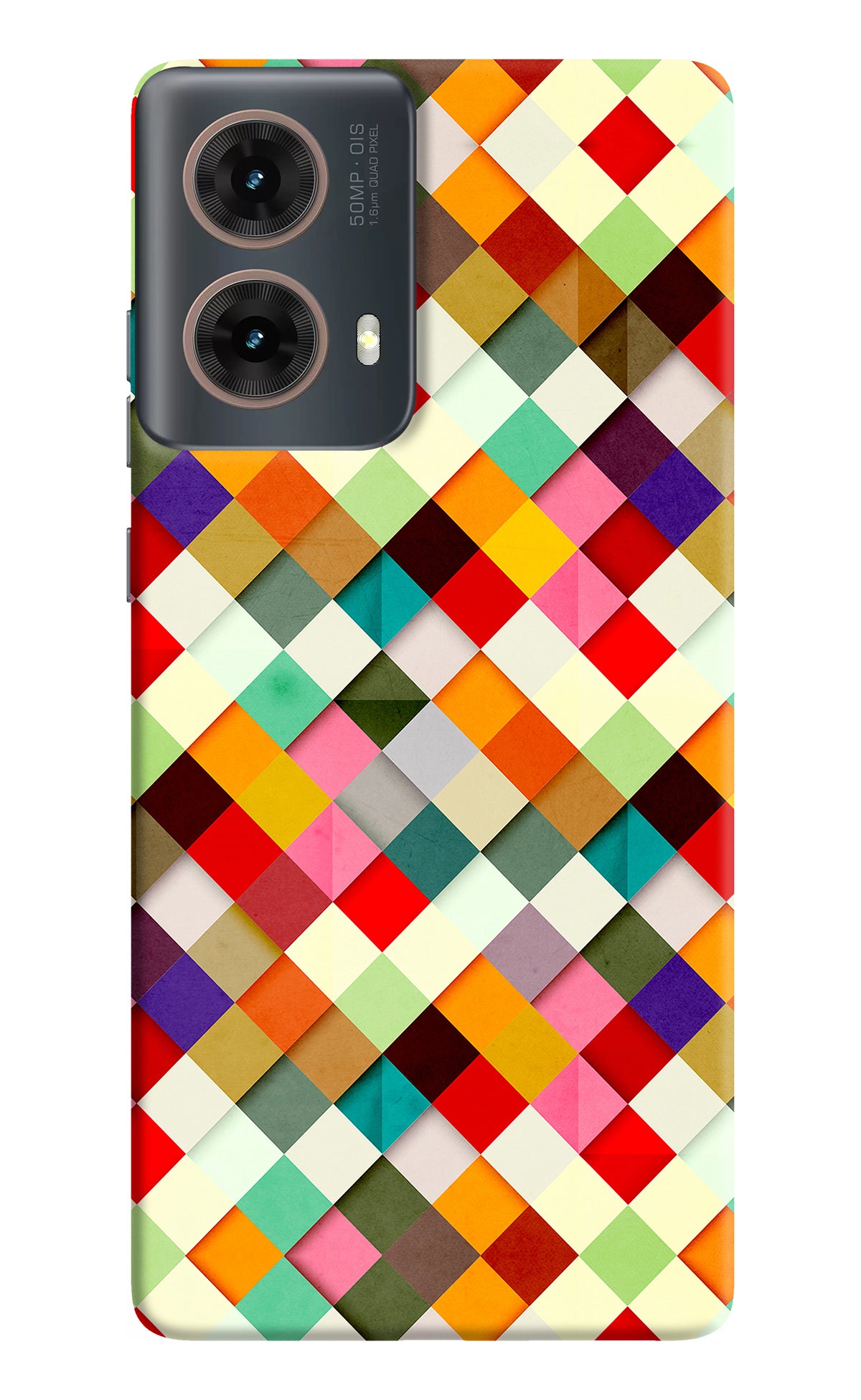 Geometric Abstract Colorful Motorola G85 Back Cover