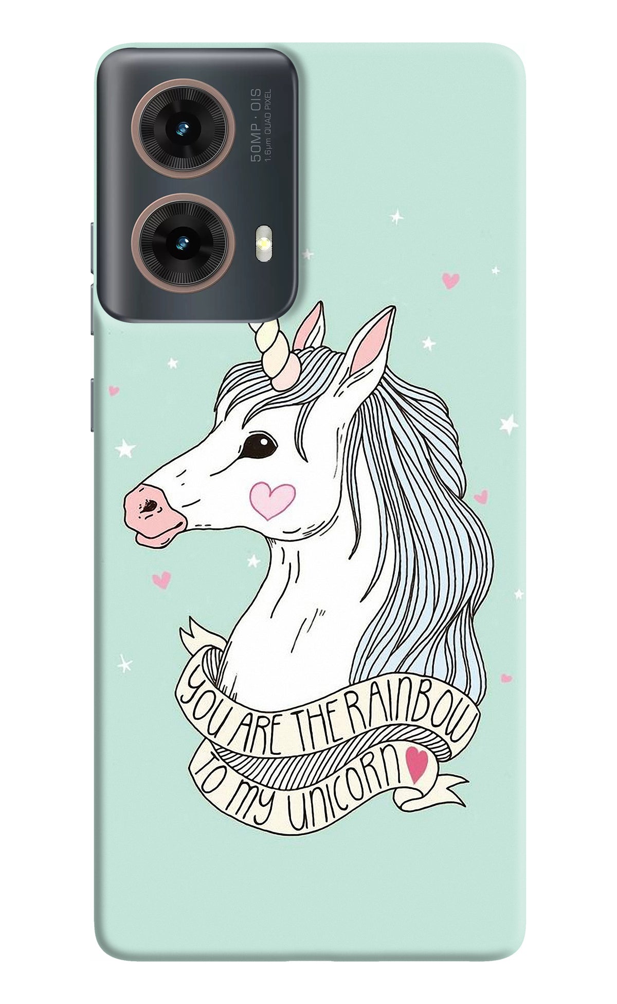 Unicorn Wallpaper Motorola G85 Back Cover