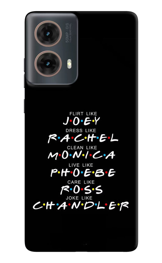 FRIENDS Character Motorola G85 Hard Case Back Cover by Casekaro