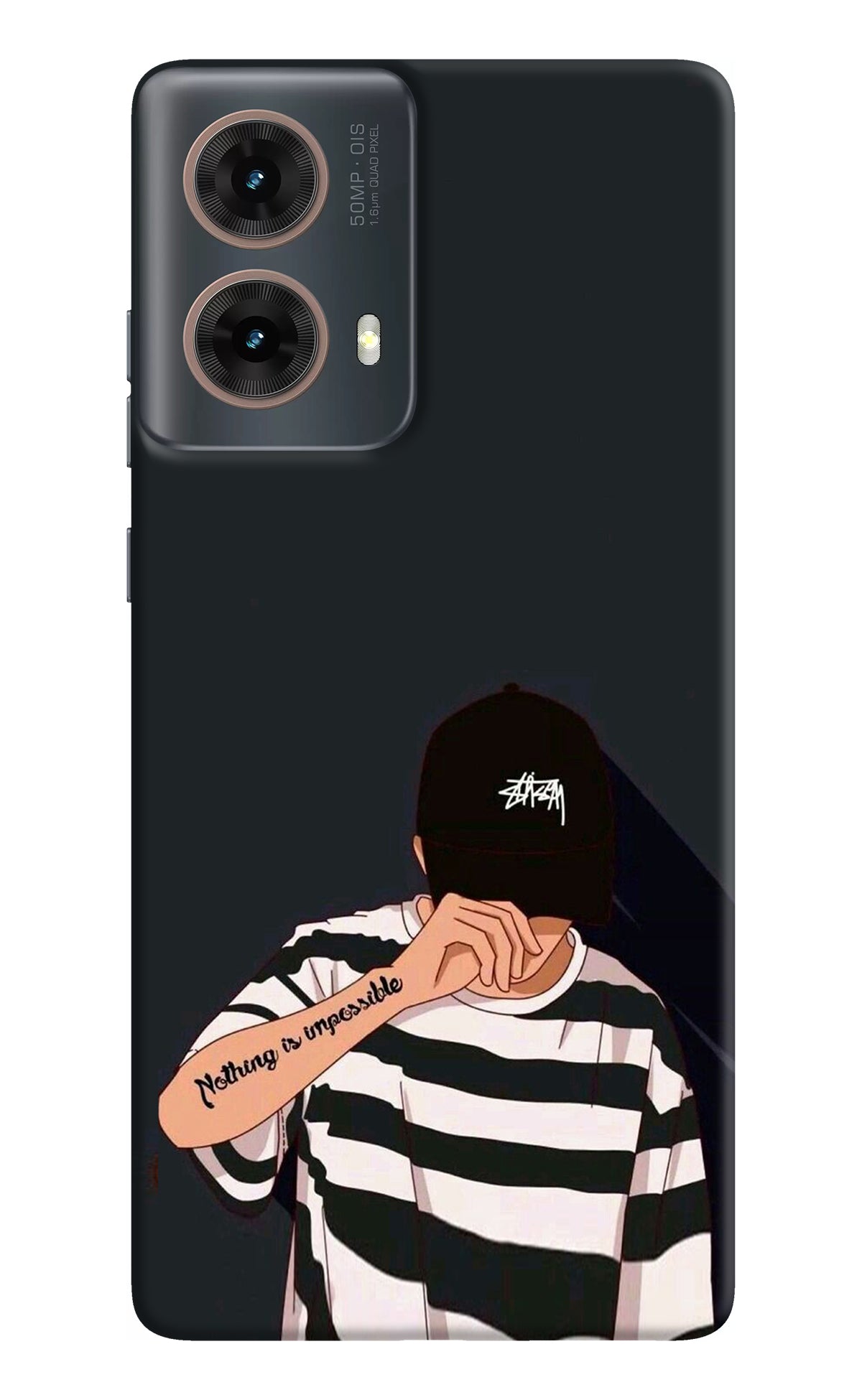 Aesthetic Boy Motorola G85 Back Cover