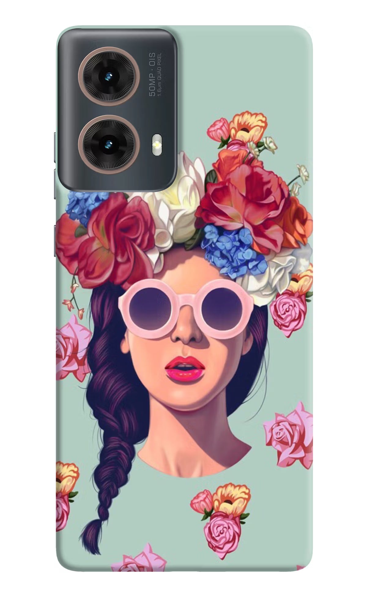 Pretty Girl Motorola G85 Hard Case Back Cover by Casekaro