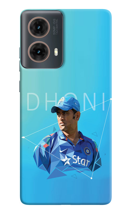 Dhoni Artwork Motorola G85 Back Cover