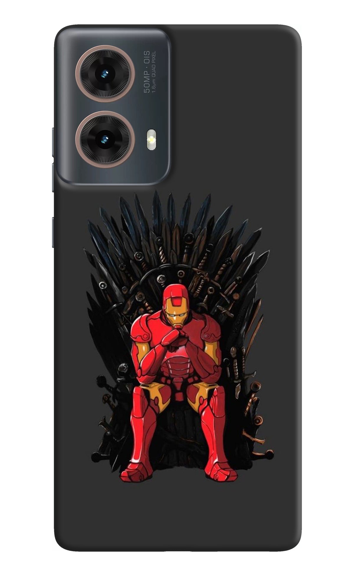 Ironman Throne Motorola G85 Back Cover